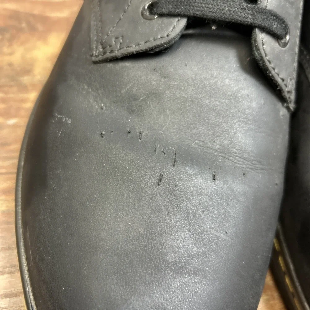 Dr. Martens Doc Boots Mens 13M Black Leather Tobias Casual Goth Grunge